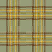 Plaid seamless pattern. Check fabric texture. Vector textile print.
