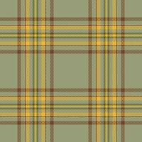 Plaid seamless pattern. Check fabric texture. Vector textile print.