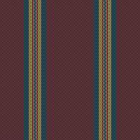 Fabric textile pattern of vertical background lines with a stripe vector seamless texture.