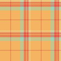 Background fabric textile of check pattern vector with a seamless plaid texture tartan.