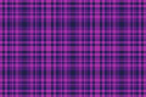 Vector textile pattern of background check tartan with a texture seamless fabric plaid.