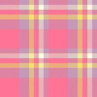 Check textile tartan of pattern plaid vector with a fabric background seamless texture.