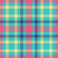 Textile tartan background of vector texture pattern with a seamless fabric check plaid.