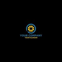 Lemon P Logo Design Vector