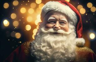 Cute santa claus. Generate Ai photo