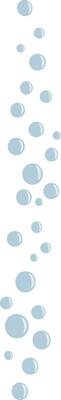 Underwater bubbles illustration