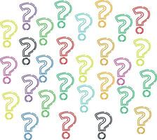 question mark and question background vector