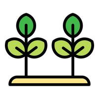 Belarus plant icon vector flat