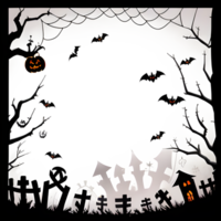 Halloween Border Transparent PNG Images Ai Generative