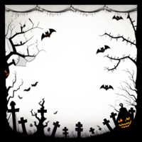 Halloween Border Transparent PNG Images Ai Generative