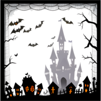 Halloween Border Transparent PNG Images Ai Generative