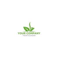 Leaf Chiropractic Logo Design Vector