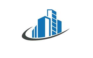 Office Building Real Estate Logo Design Free Vector