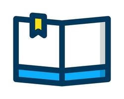 academic Vector Design Icon in blue on white background suitable for your website, display and design need