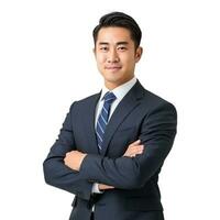 Asian businessman isolated photo