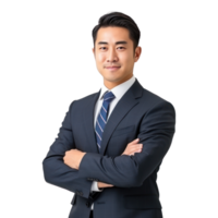 Asian businessman isolated png