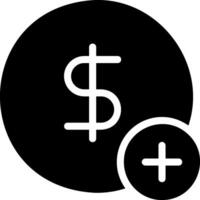 money glyph icon vector