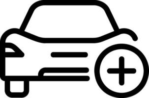 sport car line icon vector