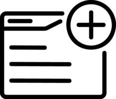 website line icon vector
