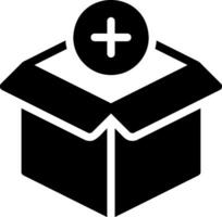 add product glyph icon vector