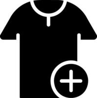 shirt glyph icon vector