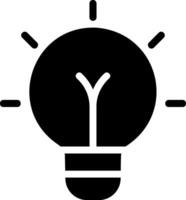 idea glyph icon vector