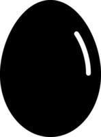 egg glyph icon vector