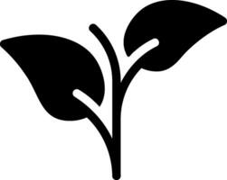 plant glyph icon vector