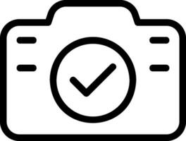 camera line icon vector