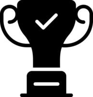 trophy glyph icon vector