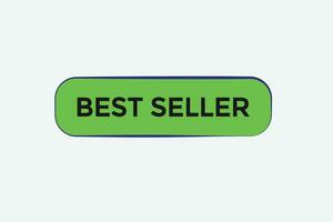 new best seller  modern, website, click button, level, sign, speech, bubble  banner, vector