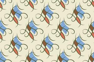 seamless pattern with elegant color vector