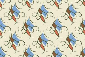 seamless pattern with elegant color vector