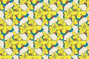 seamless pattern with elegant color vector