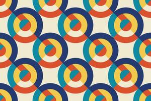 Abstractgeometric pattern background, vector circle, triangle and square lines color art design. Colorful pattern background