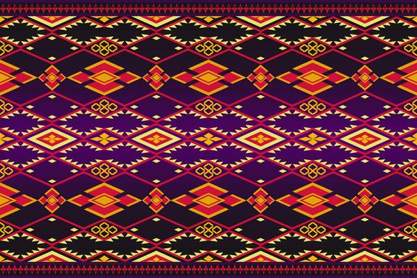 Geometric patchwork ethnic pattern vector for tribal boho design,Wallpaper,Wrapping,Fashion,Carpet,Clothing,Knitwear,Batik,Illustration.Ethnic abstract ikat.