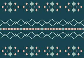 Aztec geometric pattern for vibrant color.Damask style pattern for textile and decoration.Ethnic abstract ikat.Seamless pattern in tribal.Native aztec boho vector design.