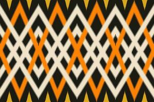 Geometric seamless pattern  for block print,batik,fabric,textile.Ethnic abstract ikat.Colorful abstract contemporary seamless pattern.Hand drawn unique print. vector