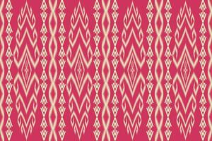 Abstract ethnic aztec geometric pattern design for background.Ethnic ikat geometric pattern for vibrant color.Colorful geometric embroidery for textiles,fabric,clothing,background,batik,knitwear vector