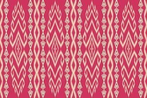 Abstract ethnic aztec geometric pattern design for background.Ethnic ikat geometric pattern for vibrant color.Colorful geometric embroidery for textiles,fabric,clothing,background,batik,knitwear vector