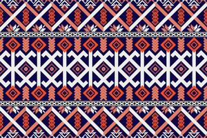 Geometric seamless pattern  for block print,batik,fabric,textile.Ethnic abstract ikat.Colorful abstract contemporary seamless pattern.Hand drawn unique print. vector