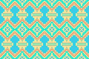 Damask style pattern for textile and decoration.Seamless pattern in tribal.Native aztec boho vector design.Background patch pattern with traditional style,design for decoraation and textiles