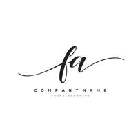 inicial letra logo, flor escritura logo diseño, vector logo para mujer belleza, salón, masaje, cosmético o spa marca Arte.