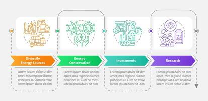 2D multicolor carbon border adjustment vector infographics template, data visualization with 4 steps, process timeline chart.