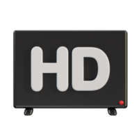 3d hd digital meios de comunicação jogador vídeo ícone png