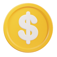 3d gold coin icon png