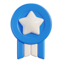 3d ribbon award meal icon png