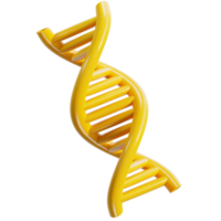 dna 3d ilustração ícone em isolado fundo png