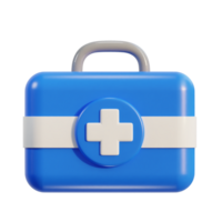 First aid kit emergency box medical help suitcase icon png