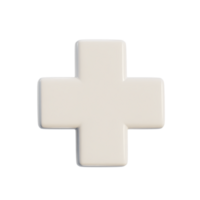 3d moderno farmacia símbolo saúde seguro ícone png